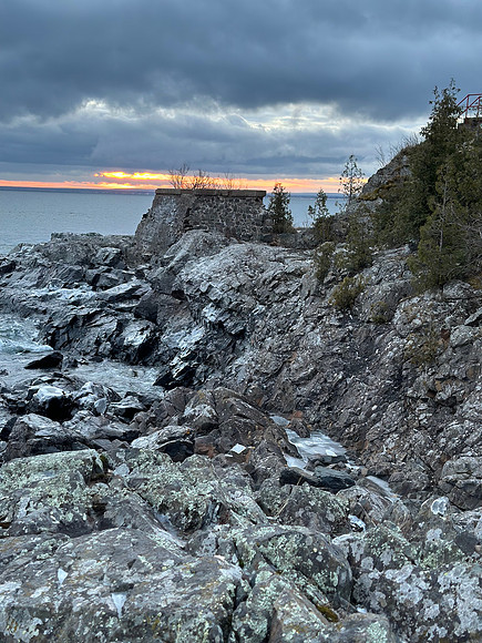 Black Rocks by the Lighthouse